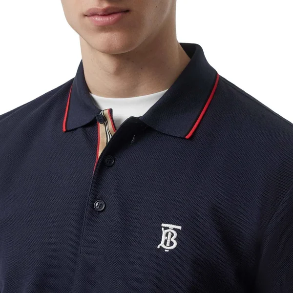 Burberry Navy Polo Shirt - Blue - Polo Shirts