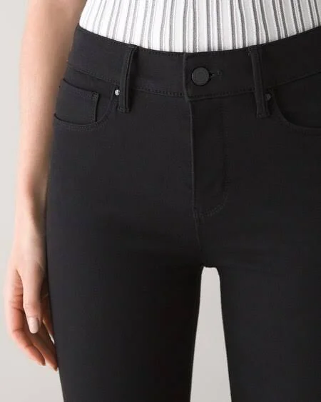 Women's High-Rise Sculpt Skinny Flare Jeans, Black, Size 16 - Regular by White House Black Market