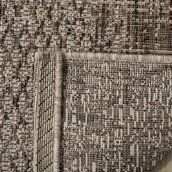 Safavieh Courtyard CY8736-36312 6&7x22 x 6&7x22 Round Light Beige, Light Brown Area Rug