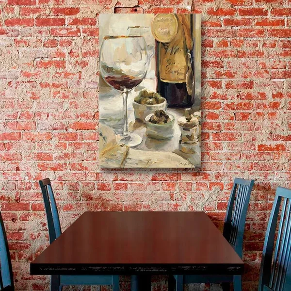 ArtWall Marilyn Hageman&s Award Winning Wine 1 - Gallery Wrapped Canvas - 18 x 24