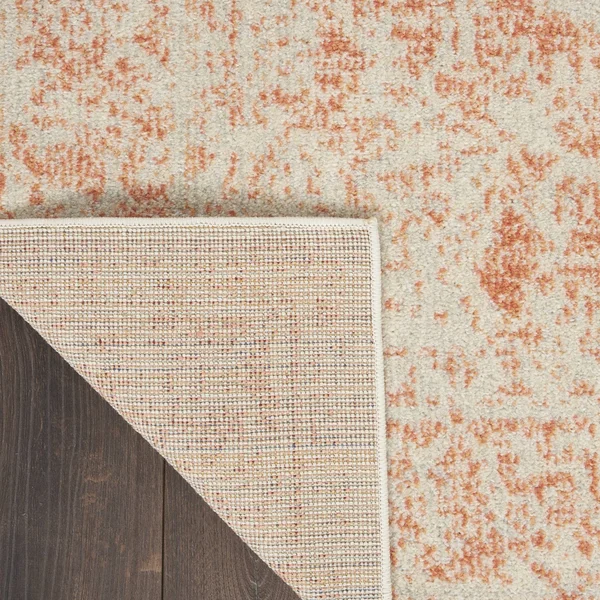 Nourison Tranquil TRA11 Area Rug, Ivory/Pink, 4& x 6&