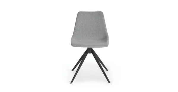 Dark Gray Fabric Swivel Dining Chair - Article Wilsta Modern Furniture