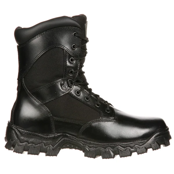 Rocky FQ0006173 AlphaForce Zipper Composite Toe Duty Boots, Black