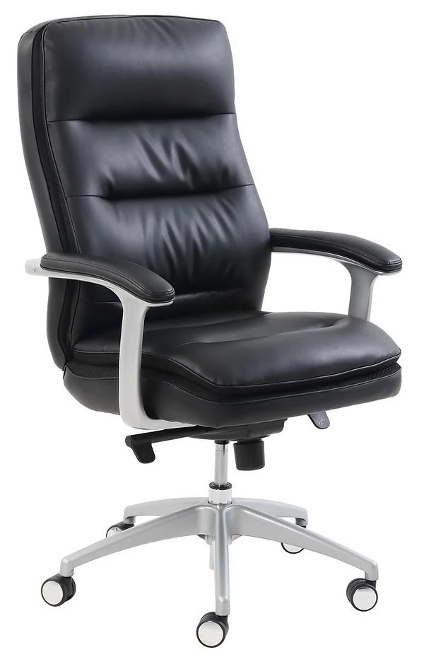 Beautyrest Platinum Sofil Bonded Leather Executive Chair - Black (49404B)