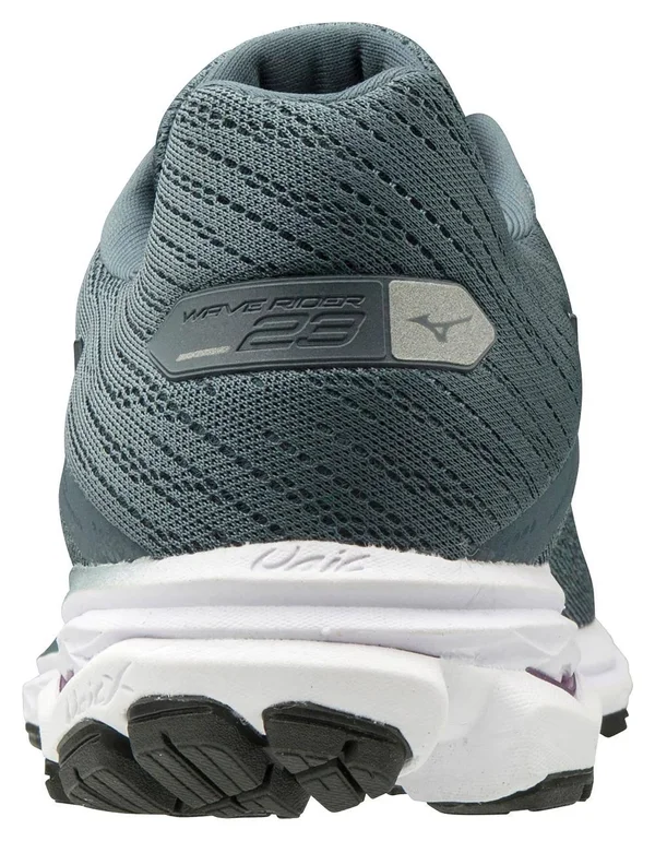Women's Mizuno Wave Rider 23 - 8.5, Citadel/Glacier Gray