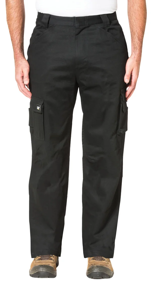 Caterpillar Men's Flame Resistant Cargo Pant FR Black 44/30
