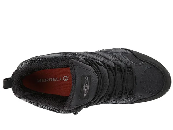Merrell Men's Moab 2 Mid Waterproof Tactical Boots, Black