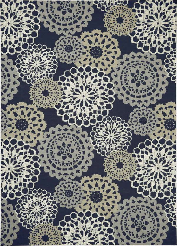 Waverly Sun N& Shade SND72 Area Rug - Black, 10& x 13&