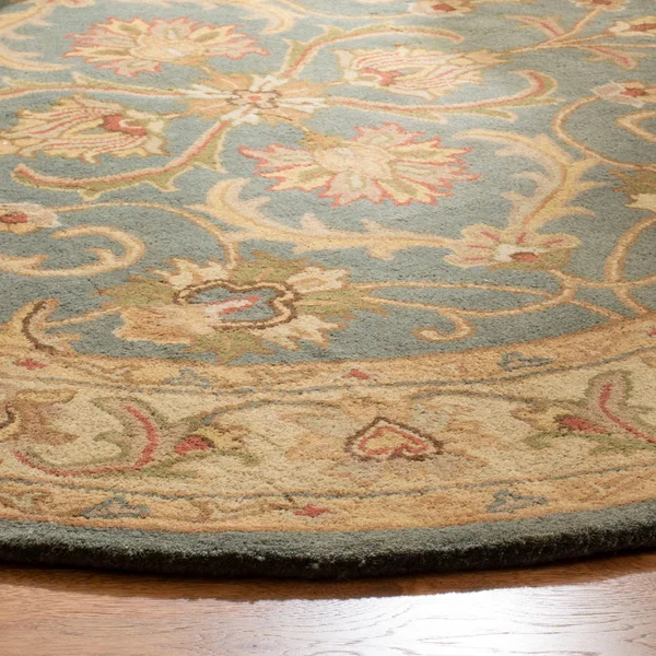 Safavieh Heritage HG811A Green, Gold 9& x 12& Area Rug