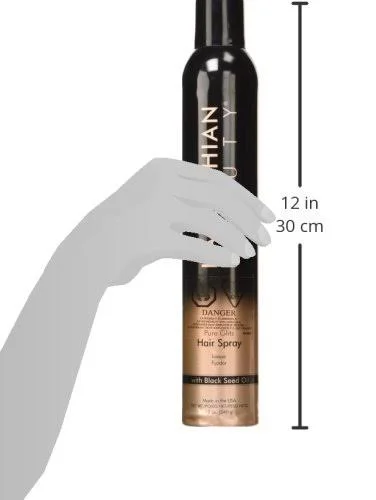 Kardashian Beauty Hair Spray - Pure Glitz, with Black Seed Oil - 12 oz