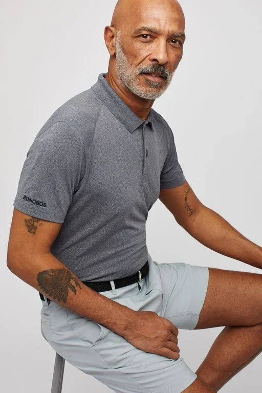 Bonobos The M-Flex Golf Polo - Gray - Polo Shirts