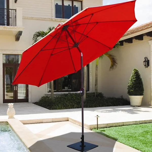 Galtech 9 Market Umbrella; Black
