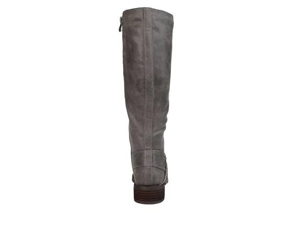 Journee Collection Meg Extra Wide Calf Boot - Women's, Grey, Size 7.5, Boots