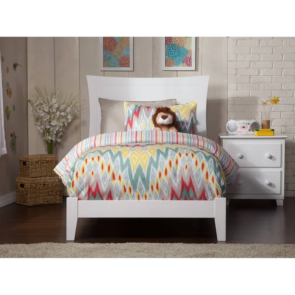 Atlantic Furniture Metro White Twin Bed