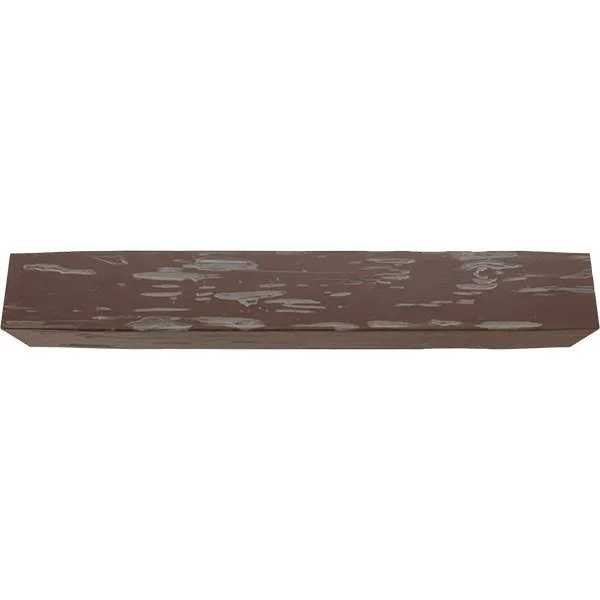 Ekena Millwork MANUPC08X12X36AE 8x22H x 12x22D x 36x22W Pecky Cypress Faux Wood Fireplace Mantel, Aged Pecan