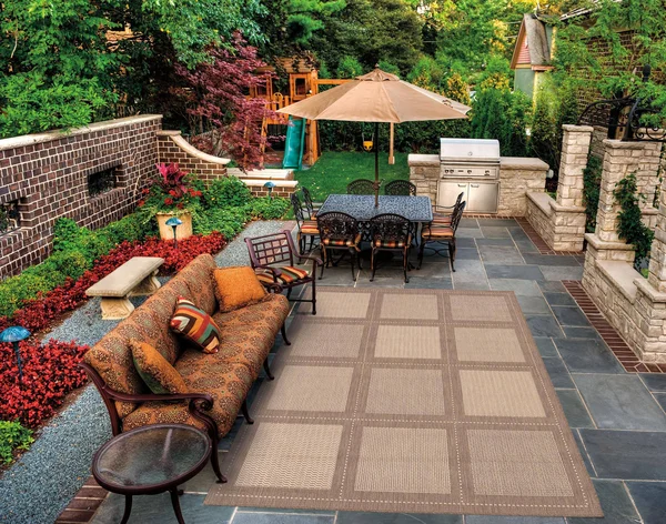 Couristan 2&3x22 x 11&9x22 Natural/Cocoa Recife Summit Runner Area Rug