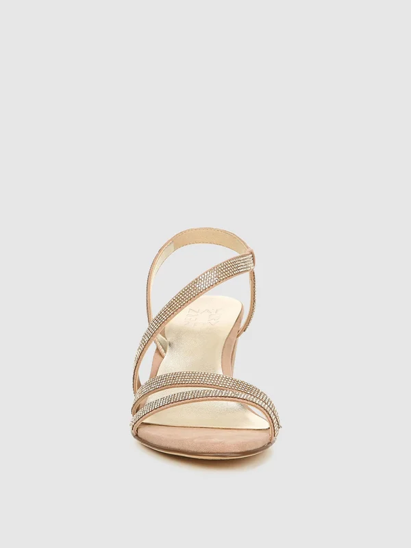 Naturalizer Vanessa Strappy Sandals - Barely Nude