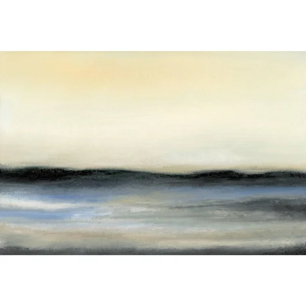Marmont Hill MH-WAG-902-C-36 24 inch x 36 inch Ocean Tide V Frameless Giclee Painting on Canvas, Yellow