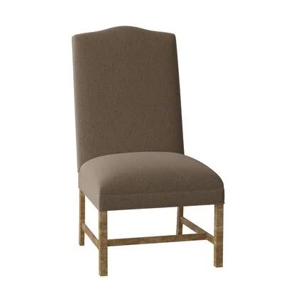 Baxley Upholstered Dining Chair Fairfield Chair Body Fabric: 8789 Bark, Leg Color: Rustic Portobello