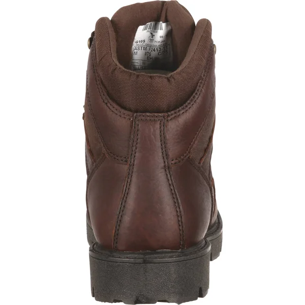 Georgia Boot Men's Homeland Steel Toe Waterproof Work Boot Brown