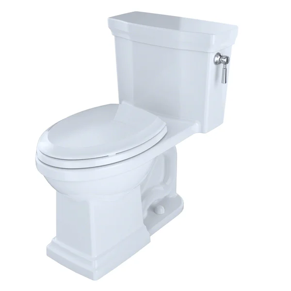 Toto Promenade II One-Piece Elongated 1.28 GPF Toilet with CeFiONtect and Right-Hand Trip Lever - Cotton White (MS814224CEFRG#01)