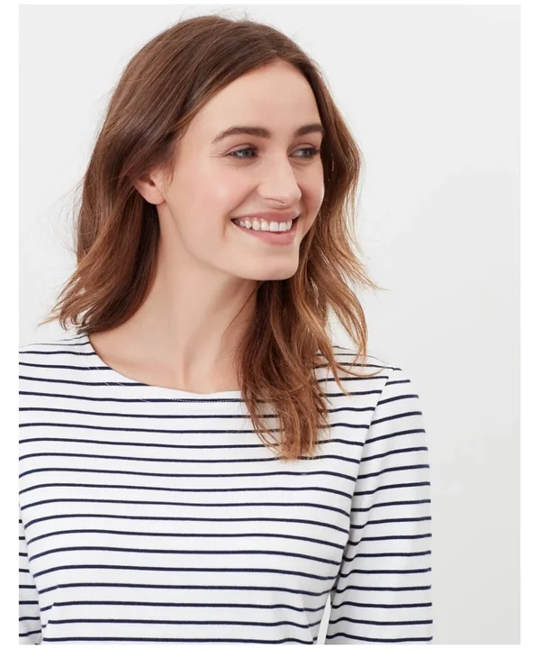 Joules Harbour Dachshund Dog Print Long Sleeve Knit Jersey Top - 4