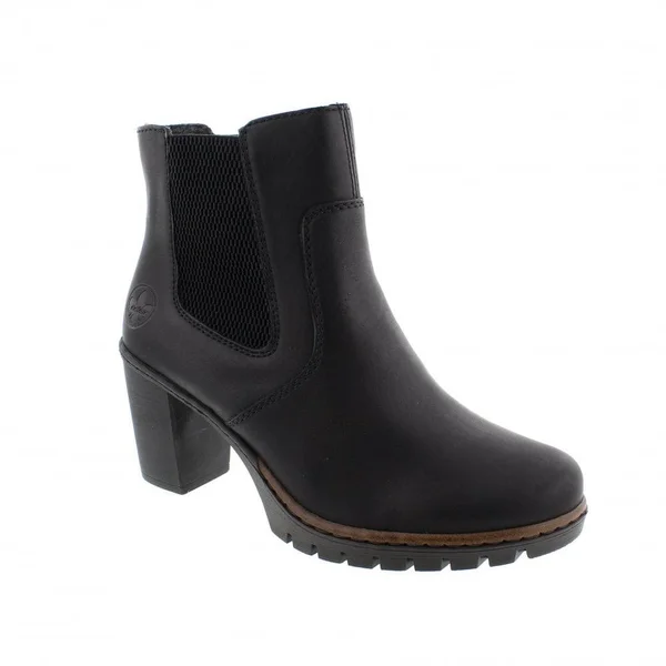 Rieker Y2574-00 Black 38 EU Womens Ankle Boots