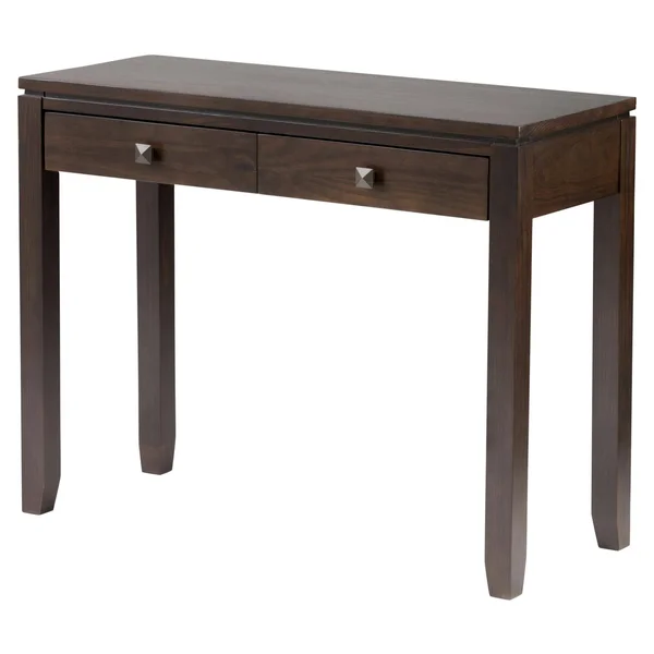 Brooklyn + Max City 2 Drawer Console Table - Size: Medium, Brown