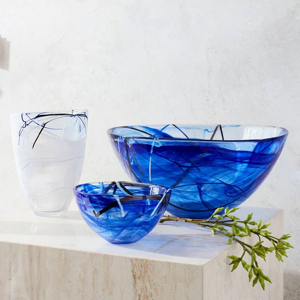 Kosta Boda Contrast Bowl Medium White