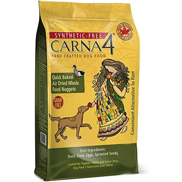 Carna4 Hand Crafted Dog Food - 13-Pound, Duck