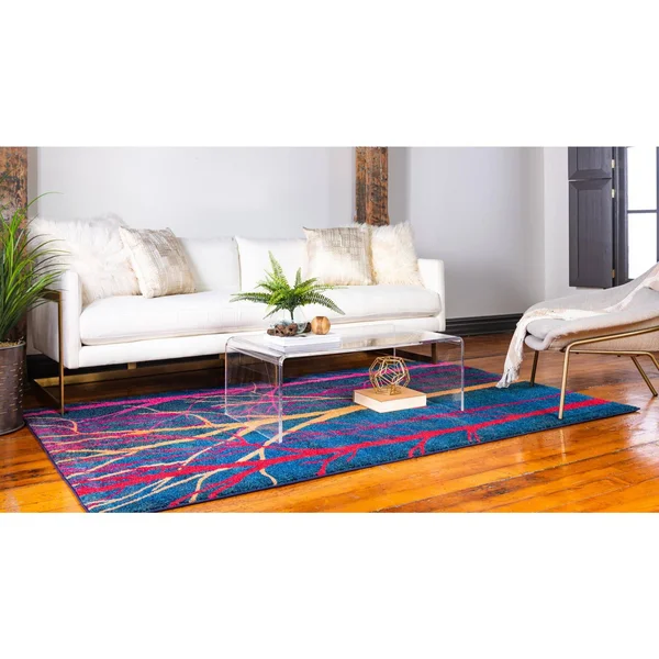 Unique Loom Collserola Estrella Area Rug - 10& 6 x 16& 5 (Blue)