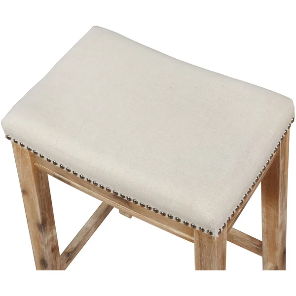 Claridge Counter Height Barstool Beige - Linon