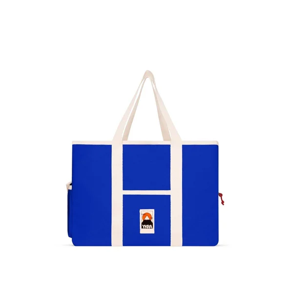 Beach Bag in Blue Beach Bag (Blue) - This Corner, 17.7" x 11.8" x 7"