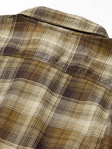 Carhartt Rugged Flex Hamilton Plaid Long Sleeve Shirt - Men's Dark Cedar