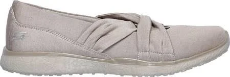Skechers Microburst Womens Sneakers Slip-On - Size 7 Medium, Beige