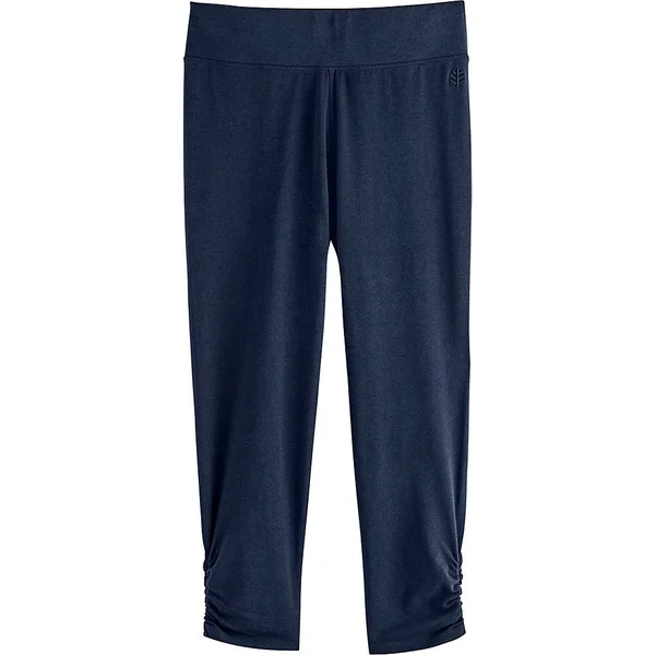 Women's Matiz Ruched Capris - Pants for Women, Blue