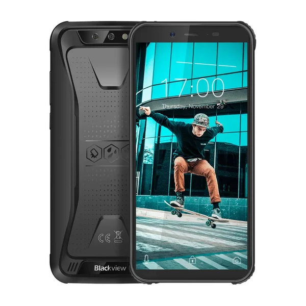 Blackview BV5500 Plus 4G LTE Rugged Cell Phone Unlocked IP68 Waterproof Outdoor Smartphone, 4400mAh Battery 3+32GB Android 10 Mob