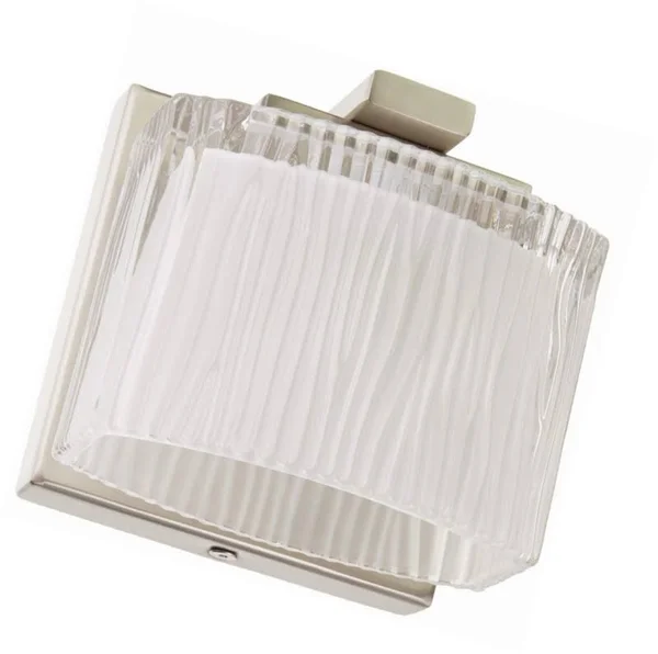Elk Lighting 11630/1 Chiseled Glass 1 Light Vanity in Brushed Nickel