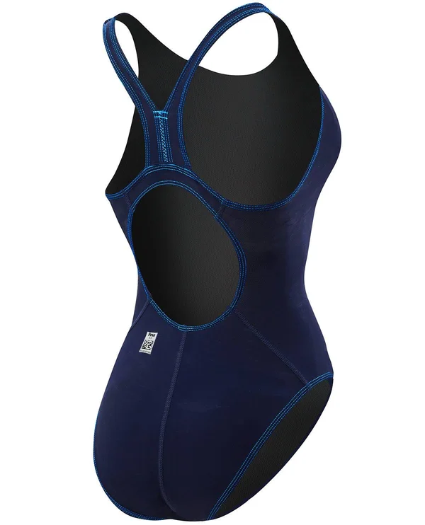 TYR tpsa6a Women's Thresher Aeroback Swimsuit - Navy/Blue, 26
