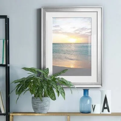 Natalie Carpentieri by Soft Reflections - Picture Frame Photograph Print on Paper Dovecove Format: Silver Framed - Size: 24x22 H
