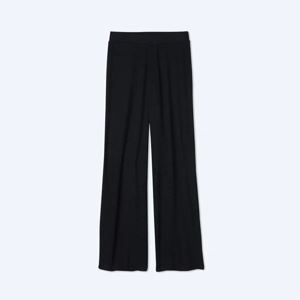 Summersalt The Softest Ribbed Wide Leg Lounge Pant - Sea Urchin Size: Large