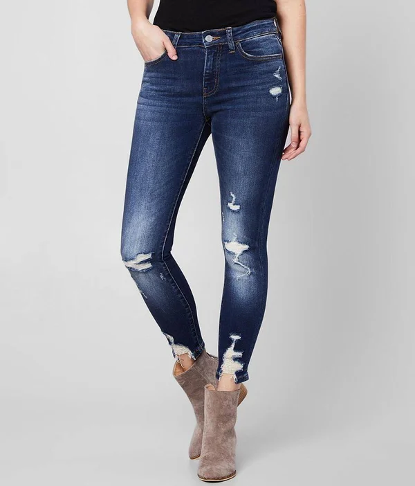 Bridge by Gly Mid-Rise Ankle Skinny Stretch Jean - Blue 34/26 - Women's