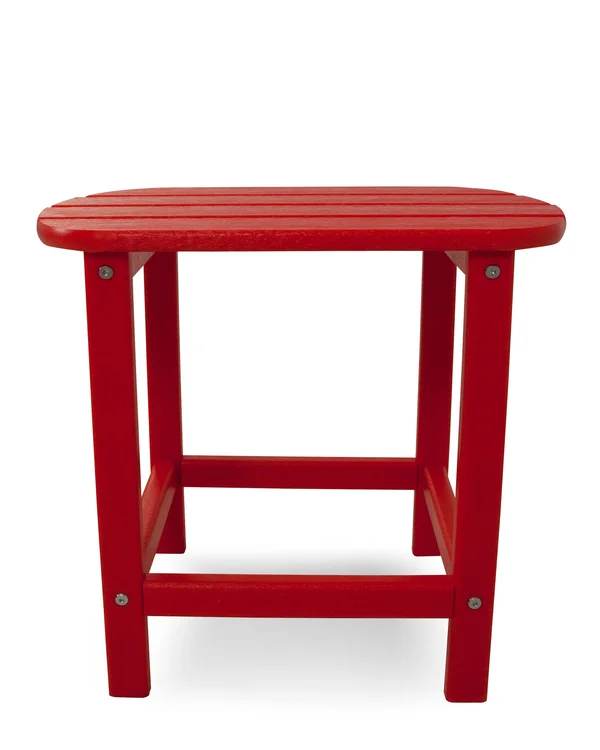 POLYWOOD South Beach 18x22 Side Table - Mahogany