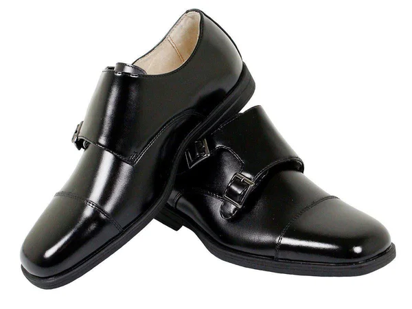 Florsheim Boys Reveal Double Monk Jr. Black Oxford - 3.5