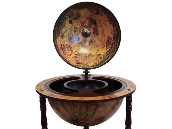 Antique Reproduction Sixteenth-Century Italian Old World Globe Bar