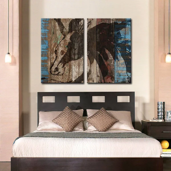 Ready2HangArt Saddle Ink Equestrian 5 Piece Graphic Art on Canvas Set