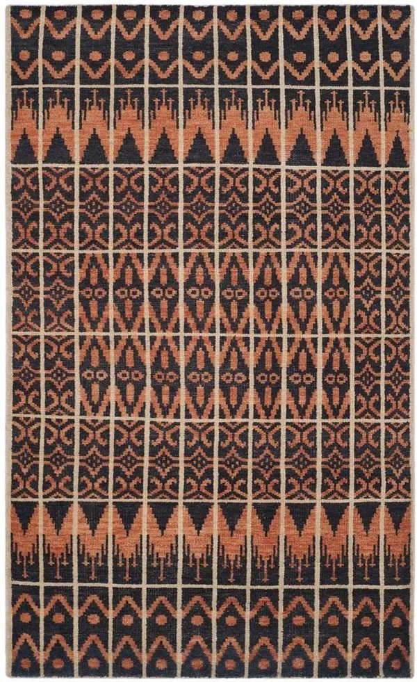 Safavieh Kenya KNY609A Orange, Black 6' x 9' Area Rug