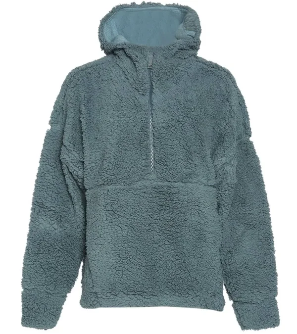 Prana - Women's Permafrost Half Zip, Smoky Blue, Medium