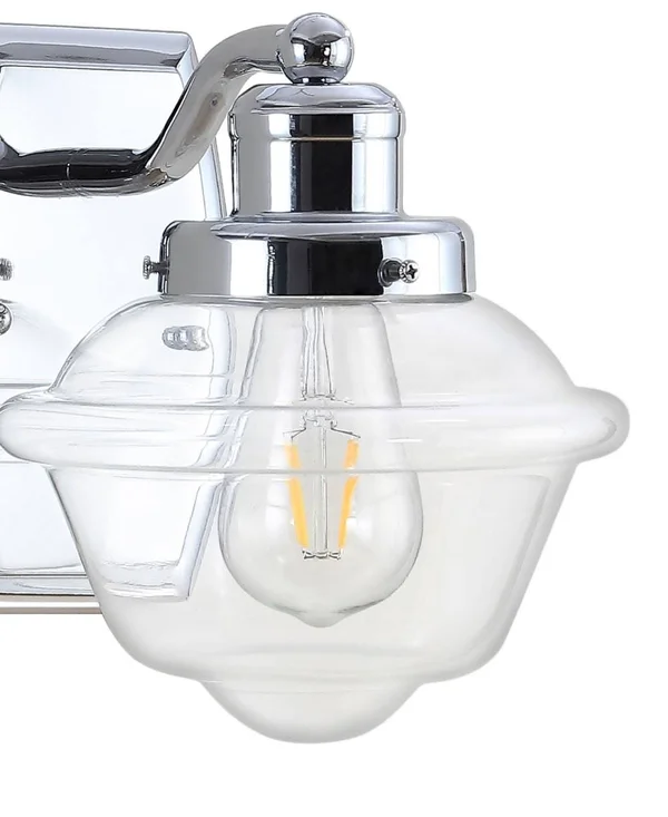 Jonathan Y Orleans 1-Light LED Vanity Light in Chrome