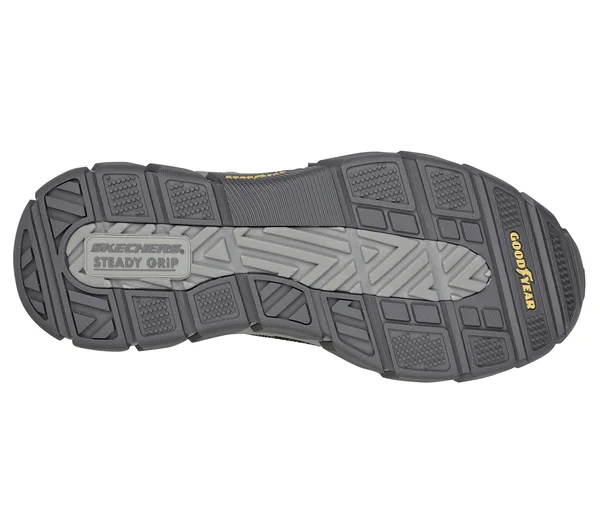 Skechers Men's Relaxed Fit: Respected - Loleto Sneakers, Gray, 12.0